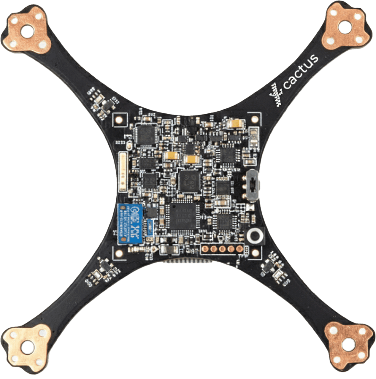 Cactus flight controller board for a surveillance drone